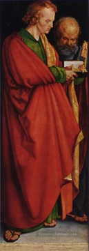 Albrecht Dürer œuvres - Les quatre apôtres ont quitté la partie St John et St Peter Albrecht Dürer